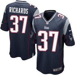 New England Patriots Jordan Richards Official Nike Navy Blue Game Youth Home NFL Jersey