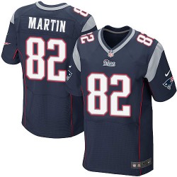New England Patriots Keshawn Martin Official Nike Navy Blue Elite Adult Home NFL Jersey