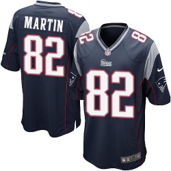 New England Patriots Keshawn Martin Official Nike Navy Blue Game Adult Home NFL Jersey