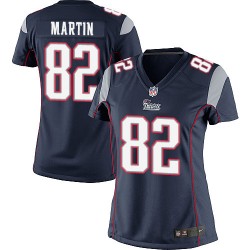 New England Patriots Keshawn Martin Official Nike Navy Blue Elite Women's Home NFL Jersey