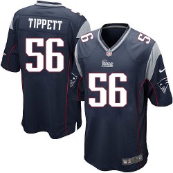 New England Patriots Andre Tippett Official Nike Navy Blue Limited Youth Home NFL Jersey