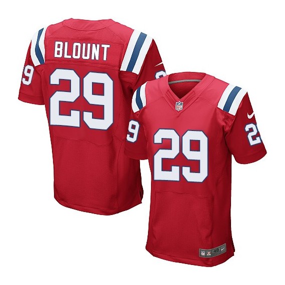 New England Patriots LeGarrette Blount Official Nike Red Elite Adult Alternate NFL Jersey
