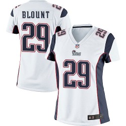 New England Patriots LeGarrette Blount Official Nike White Elite Women's Road NFL Jersey