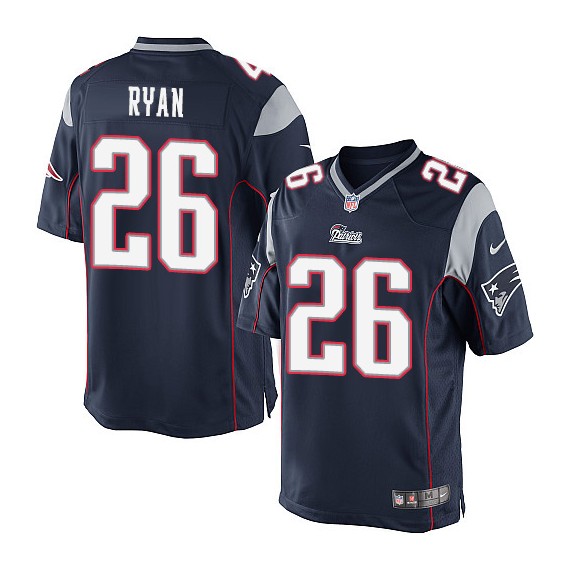 New England Patriots Logan Ryan Official Nike Navy Blue Limited Adult Home NFL Jersey