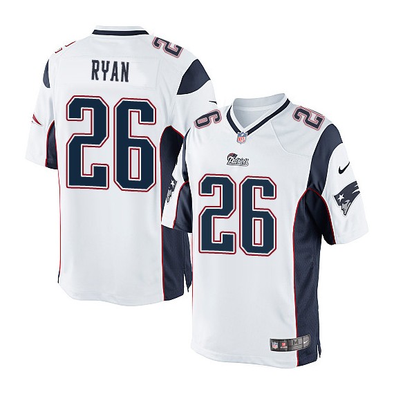 New England Patriots Logan Ryan Official Nike White Limited Adult Road NFL Jersey