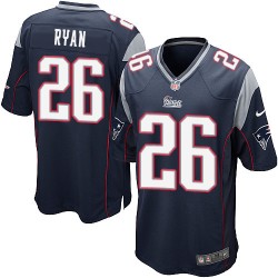 New England Patriots Logan Ryan Official Nike Navy Blue Elite Youth Home NFL Jersey