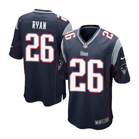 New England Patriots Logan Ryan Official Nike Navy Blue Limited Youth Home NFL Jersey