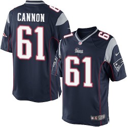 New England Patriots Marcus Cannon Official Nike Navy Blue Elite Youth Home NFL Jersey