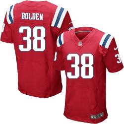 New England Patriots Brandon Bolden Official Nike Red Elite Adult Alternate NFL Jersey