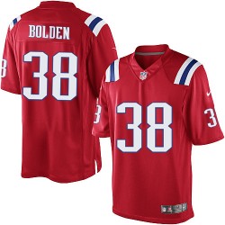 New England Patriots Brandon Bolden Official Nike Red Limited Adult Alternate NFL Jersey