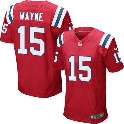 New England Patriots Reggie Wayne Official Nike Red Elite Adult Alternate NFL Jersey