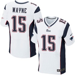 New England Patriots Reggie Wayne Official Nike White Elite Adult Road NFL Jersey
