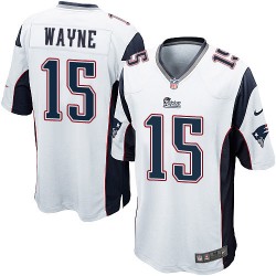 New England Patriots Reggie Wayne Official Nike White Game Adult Road NFL Jersey