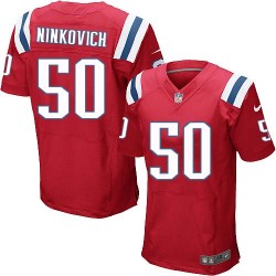 New England Patriots Rob Ninkovich Official Nike Red Elite Adult Alternate NFL Jersey