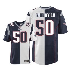 New England Patriots Rob Ninkovich Official Nike Two Tone Elite Adult Team/Road NFL Jersey