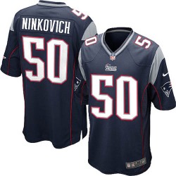 New England Patriots Rob Ninkovich Official Nike Navy Blue Game Adult Home NFL Jersey
