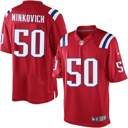 New England Patriots Rob Ninkovich Official Nike Red Limited Adult Alternate NFL Jersey