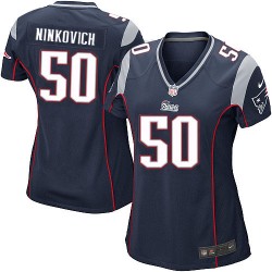 New England Patriots Rob Ninkovich Official Nike Navy Blue Limited Women's Home NFL Jersey