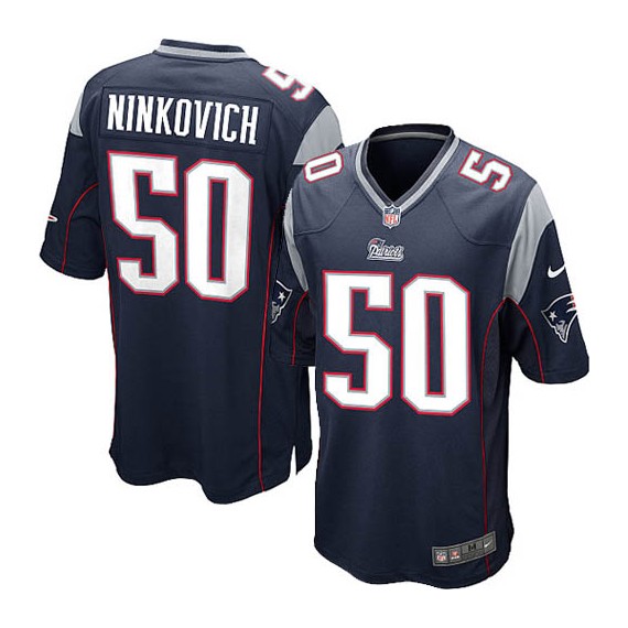 New England Patriots Rob Ninkovich Official Nike Navy Blue Elite Youth Home NFL Jersey