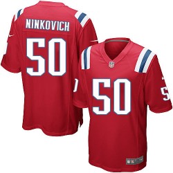 New England Patriots Rob Ninkovich Official Nike Red Limited Youth Alternate NFL Jersey