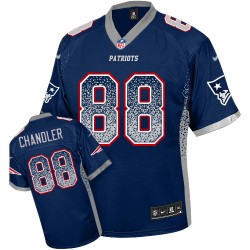 New England Patriots Scott Chandler Official Nike Navy Blue Limited Youth Drift Fashion NFL Jersey