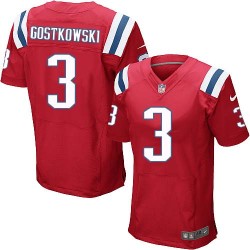 New England Patriots Stephen Gostkowski Official Nike Red Elite Adult Alternate NFL Jersey