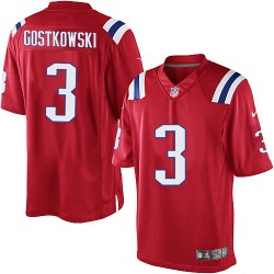 New England Patriots Stephen Gostkowski Official Nike Red Limited Adult Alternate NFL Jersey