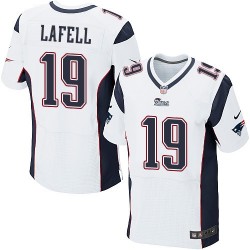 New England Patriots Brandon LaFell Official Nike White Elite Adult Road NFL Jersey