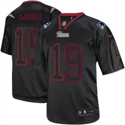 New England Patriots Brandon LaFell Official Nike Lights Out Black Elite Adult NFL Jersey