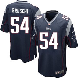 New England Patriots Tedy Bruschi Official Nike Navy Blue Limited Youth Home NFL Jersey