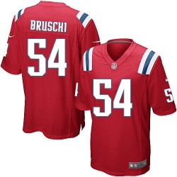 New England Patriots Tedy Bruschi Official Nike Red Limited Youth Alternate NFL Jersey