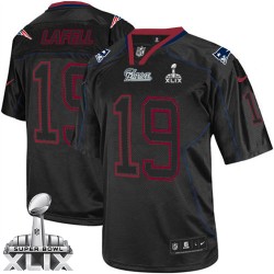 New England Patriots Brandon LaFell Official Nike Lights Out Black Elite Adult Super Bowl XLIX NFL Jersey
