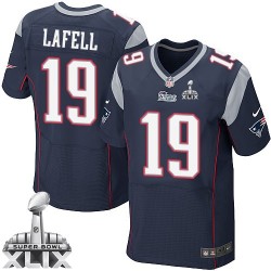 New England Patriots Brandon LaFell Official Nike Navy Blue Elite Adult Home Super Bowl XLIX NFL Jersey