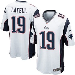 New England Patriots Brandon LaFell Official Nike White Game Adult Road NFL Jersey