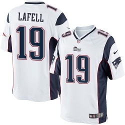 New England Patriots Brandon LaFell Official Nike White Limited Adult Road NFL Jersey