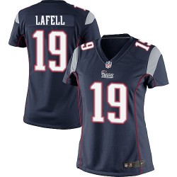 New England Patriots Brandon LaFell Official Nike Navy Blue Limited Women's Home NFL Jersey