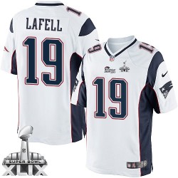 New England Patriots Brandon LaFell Official Nike White Limited Youth Road Super Bowl XLIX NFL Jersey
