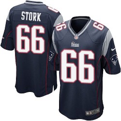 New England Patriots Bryan Stork Official Nike Navy Blue Game Adult Home NFL Jersey