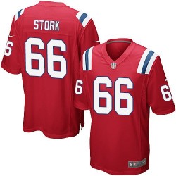 New England Patriots Bryan Stork Official Nike Red Game Adult Alternate NFL Jersey