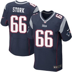 New England Patriots Bryan Stork Official Nike Navy Blue Elite Adult Home NFL Jersey