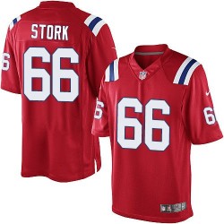 New England Patriots Bryan Stork Official Nike Red Limited Adult Alternate NFL Jersey