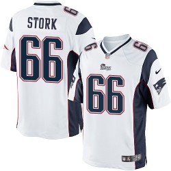 New England Patriots Bryan Stork Official Nike White Elite Youth Road NFL Jersey