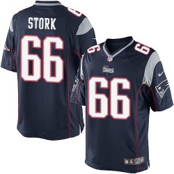 New England Patriots Bryan Stork Official Nike Navy Blue Limited Youth Home NFL Jersey