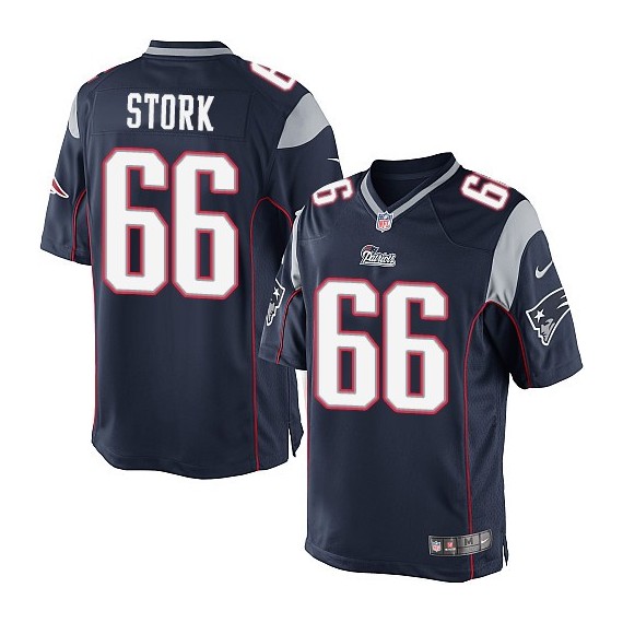 New England Patriots Bryan Stork Official Nike Navy Blue Limited Youth Home NFL Jersey