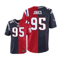 New England Patriots Chandler Jones Official Nike Two Tone Elite Adult Team/Alternate NFL Jersey
