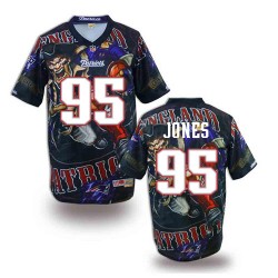 New England Patriots Chandler Jones Official Nike Navy Blue Elite Adult Fanatical Version NFL Jersey