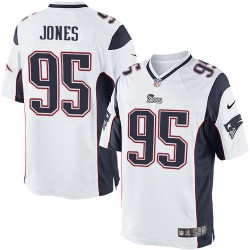New England Patriots Chandler Jones Official Nike White Limited Adult Road NFL Jersey