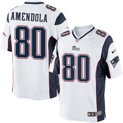 New England Patriots Danny Amendola Official Nike White Limited Adult Road NFL Jersey