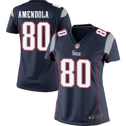 New England Patriots Danny Amendola Official Nike Navy Blue Elite Women's Home NFL Jersey