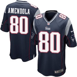 New England Patriots Danny Amendola Official Nike Navy Blue Limited Youth Home NFL Jersey